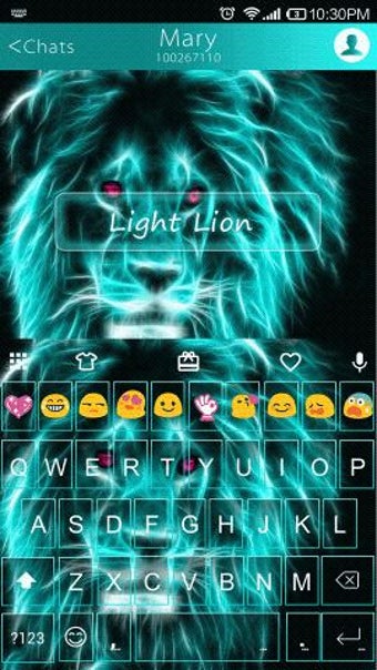 Imagen 2 para Light Lion Emoji Keyboard