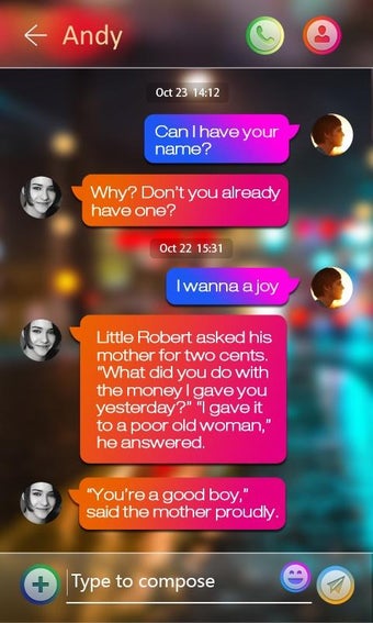 Imagen 2 para GO SMS PRO SMART THEME