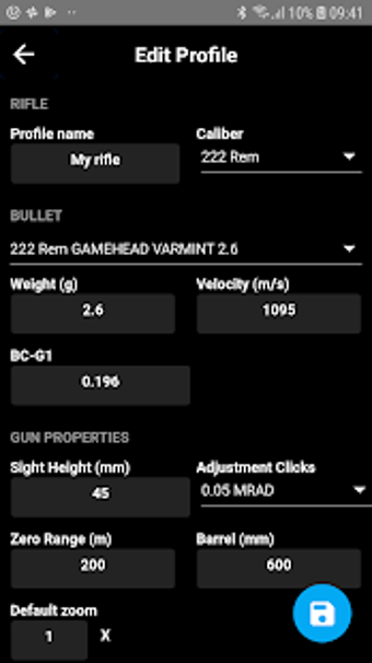 Image 0 for Sako Ballistics Calculato…
