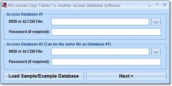 Image 0 for MS Access Copy Tables To …