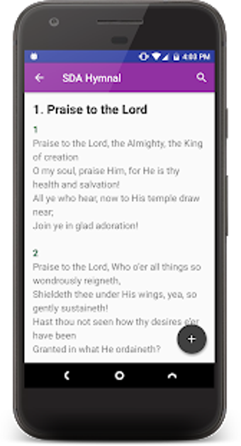 Imagen 0 para SDA Hymnal & Choruses