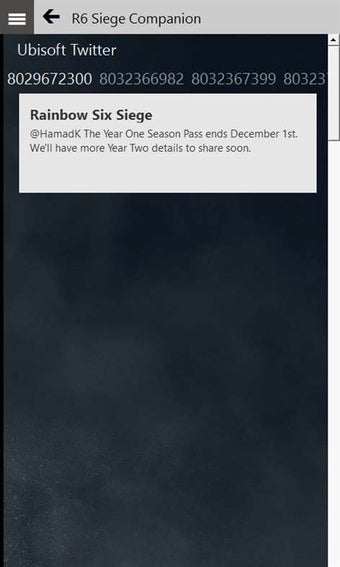 Image 0 for R6 Siege Companion for Wi…