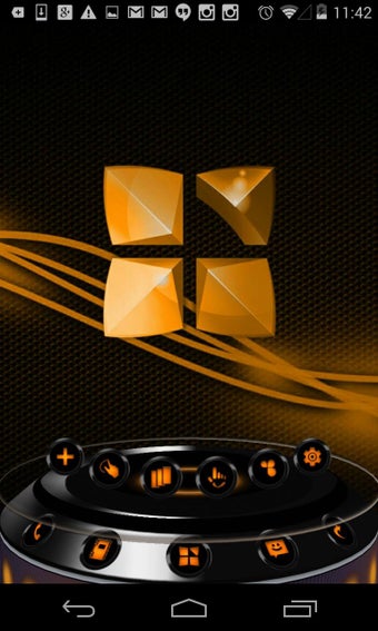 Imagen 1 para Next Launcher Theme Orang…