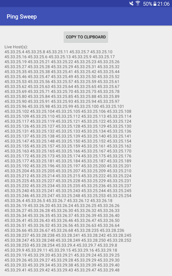 Imagen 2 para Ping Sweep