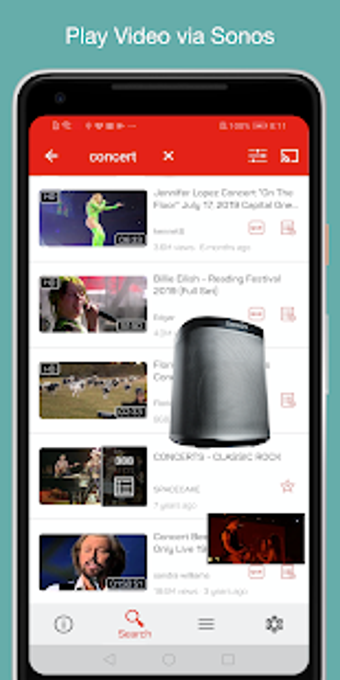 Image 1 for SonosTube - Video Player …