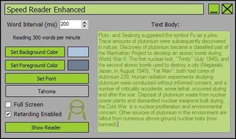 Imagen 1 para Speed Reader Enhanced Por…