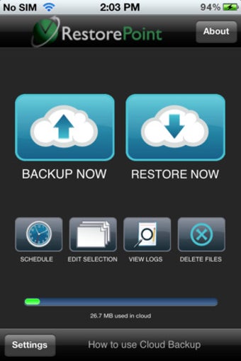 Imagen 0 para RestorePoint Cloud Backup…