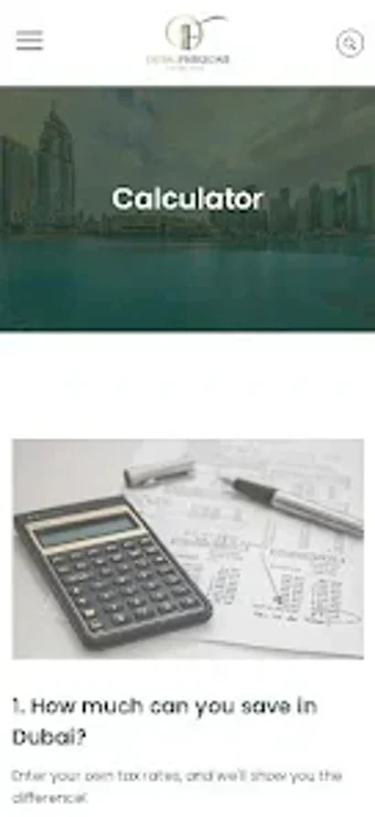 Image 0 for Dubai Business Calculator