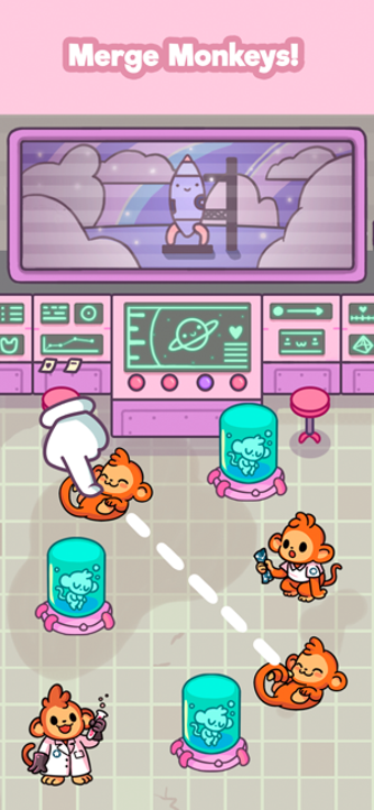 Image 3 for Monkeynauts: Merge Monkey…