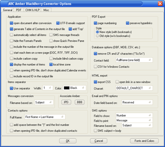 Image 0 for ABC Amber BlackBerry Conv…