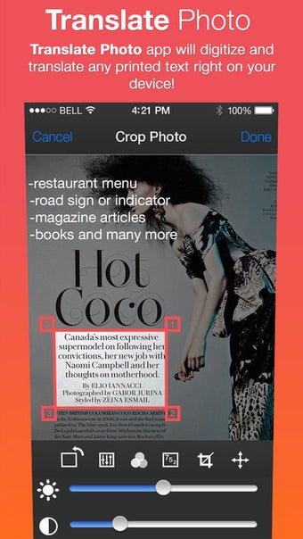Image 0 for Translate Photo - Camera …