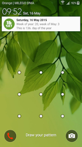 Image 1 for Date In Tray / Status Bar