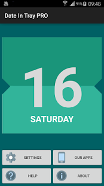 Image 0 for Date In Tray / Status Bar