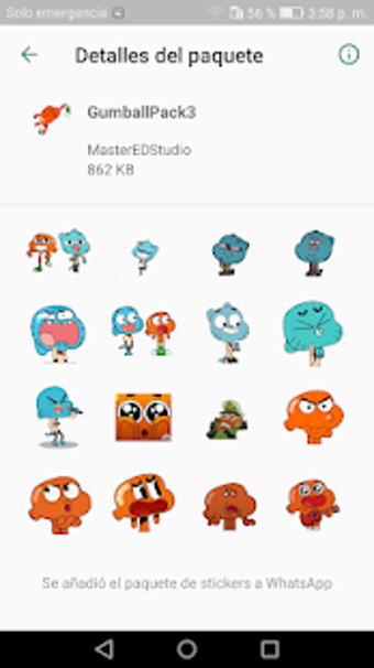 Imagen 2 para Cartoons Stickers Gumball…