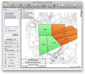 Image 0 for Metes and Bounds