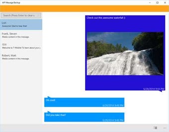 Imagen 1 para WP Message Backup for Win…