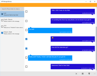 Imagen 0 para WP Message Backup for Win…