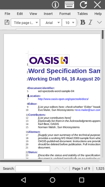 Imagen 2 para AndroDOC editor for Doc &…