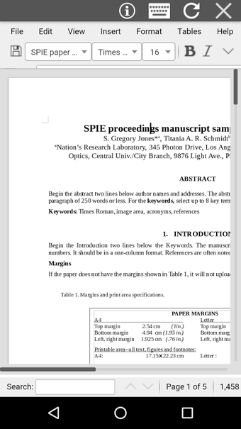 Imagen 1 para AndroDOC editor for Doc &…