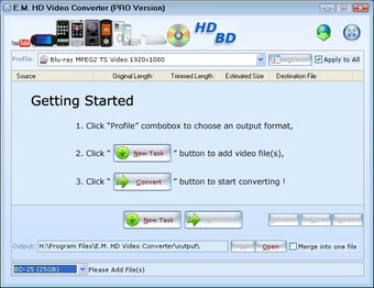 Image 1 for E.M. HD Video Converter