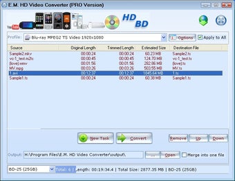Image 0 for E.M. HD Video Converter