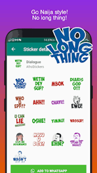 Image 0 for Naija Stickers & Memes fo…