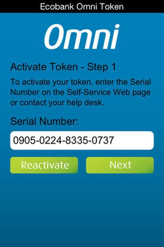 Image 0 for Ecobank Omni Token