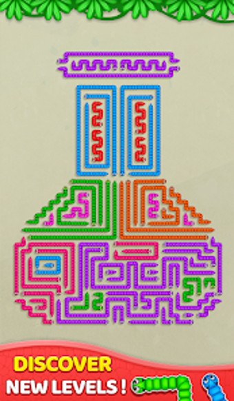 Image 0 for Worm Escape Puzzle - Snak…