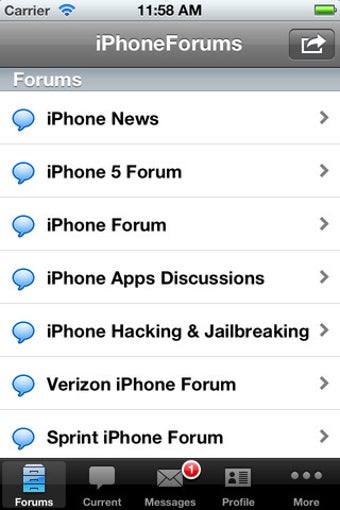 Imagen 1 para Forum for iPhone