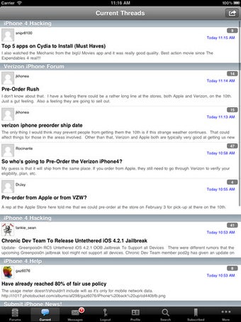 Imagen 2 para Forum for iPhone