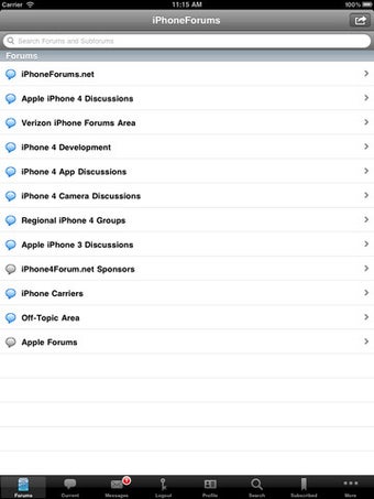 Imagen 3 para Forum for iPhone