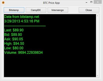 Imagen 0 para BTC Price App