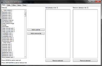 Image 0 for Skyrim Character Editor