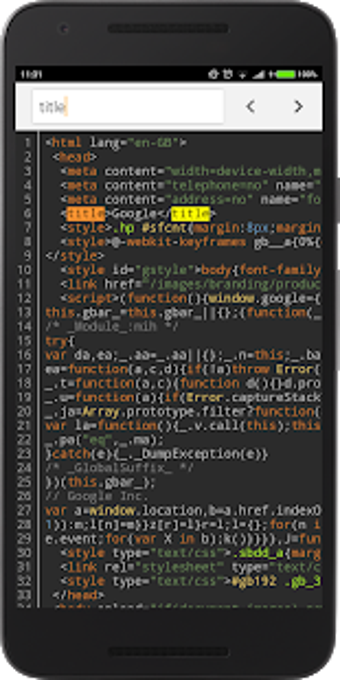 Image 1 for HTML Source Code Viewer