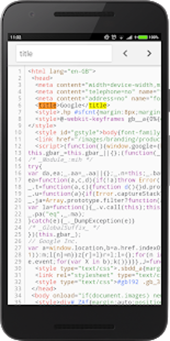 Image 0 for HTML Source Code Viewer