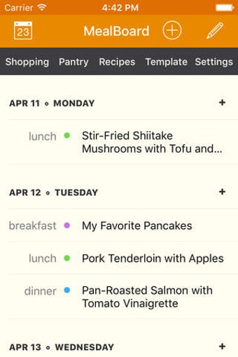 Imagen 0 para MealBoard - Meal and Groc…