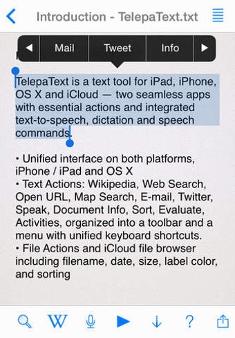 Image 0 for TelepaText - text editing…