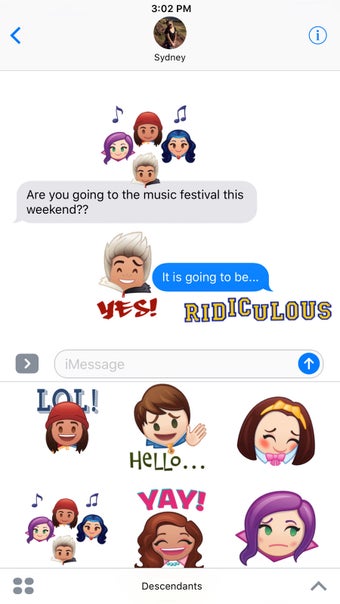 Image 1 for Disney Stickers: Descenda…