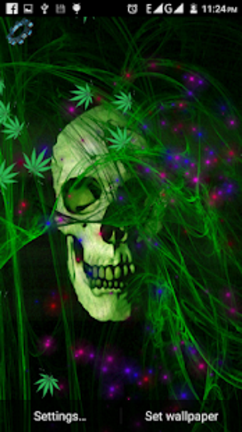 Imagen 0 para Skull Weed Live Wallpaper