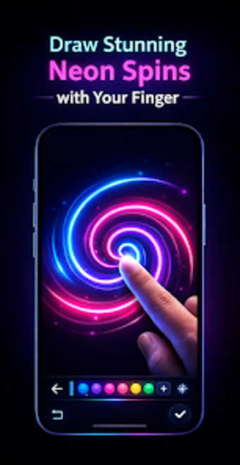 Image 0 for Smart Finger Glow Spinner…
