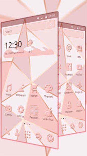 Imagen 2 para Pink Pastel Color Theme