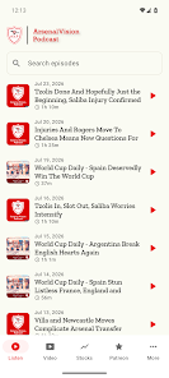 Image 0 for ArsenalVision Podcast