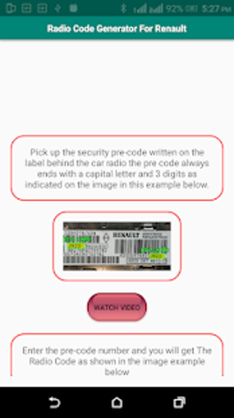 Imagen 0 para Radio Code Generator For …