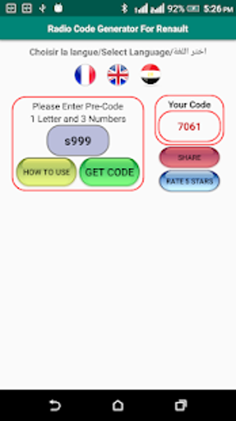 Imagen 2 para Radio Code Generator For …