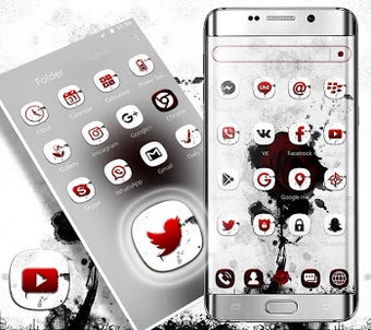 Image 1 for Dark Rose Ink Theme