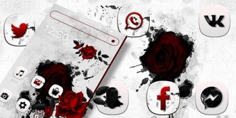 Image 3 for Dark Rose Ink Theme