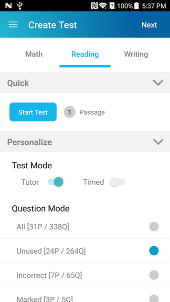 Image 1 for UWorld SAT Qbank