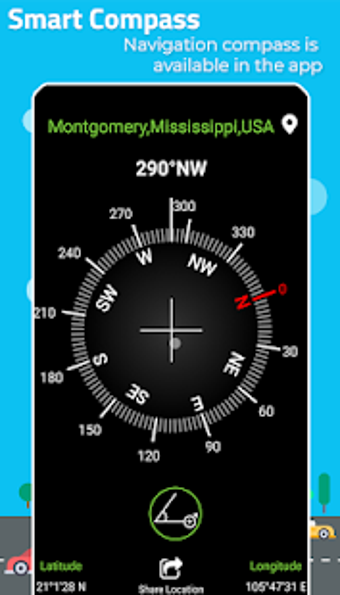 Image 3 for GPS compass map for Andro…