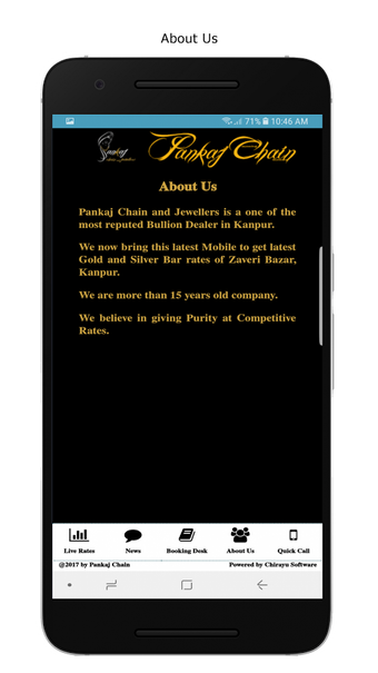 Imagen 2 para Pankaj Chain - Gold - Sil…