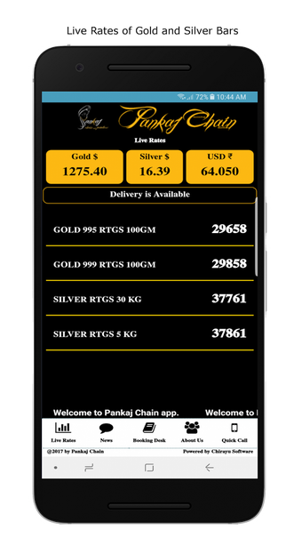 Imagen 0 para Pankaj Chain - Gold - Sil…